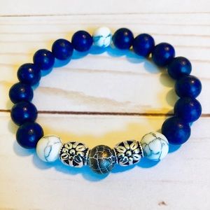 Luxury Natural Stone Bead Bracelet Set.